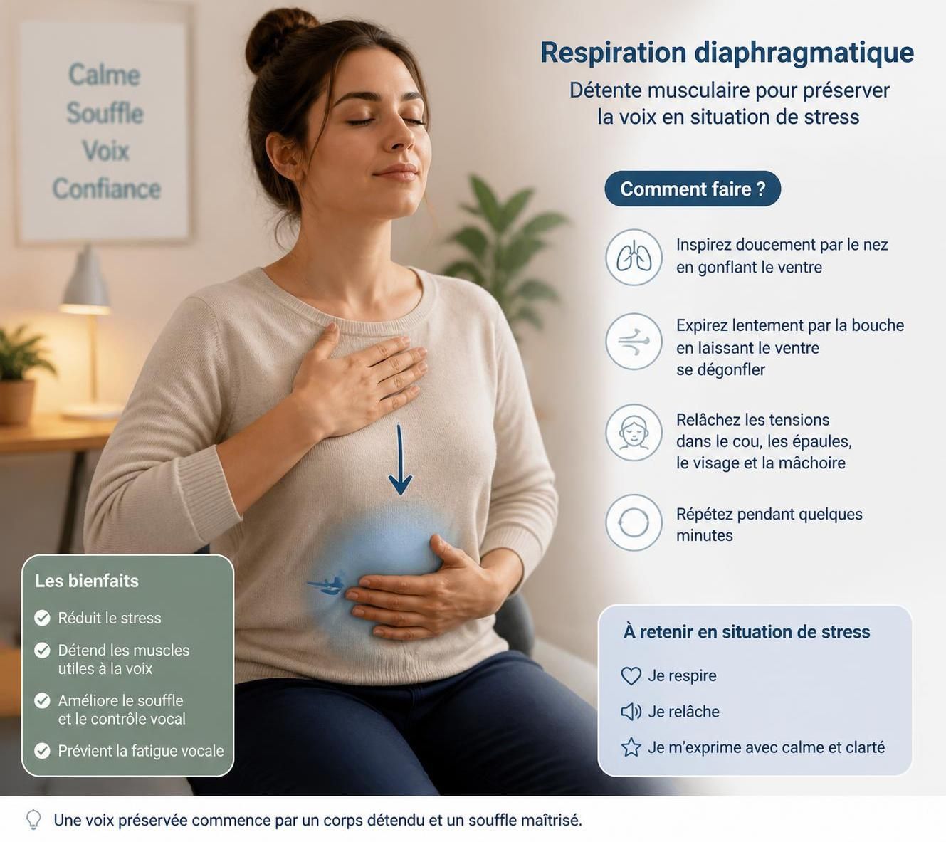 découvrez comment le stress et les émotions peuvent provoquer une extinction de voix et explorez les liens entre bien-être émotionnel et santé vocale.