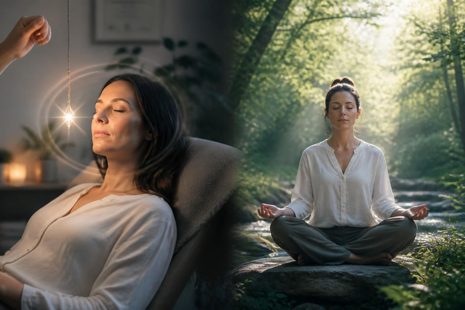 Hypnose ou méditation : quelles différences pour se détendre et mieux gérer ses pensées