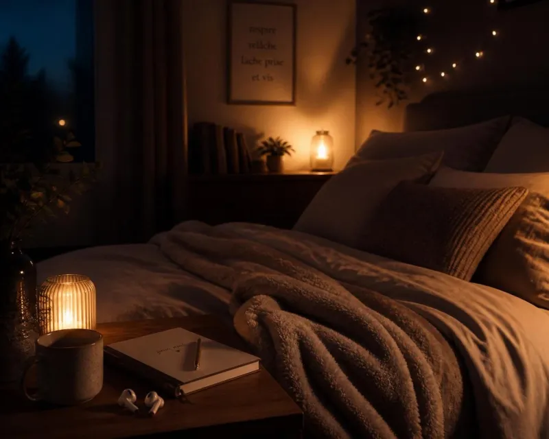 découvrez des méthodes efficaces pour dormir profondément grâce à une routine du soir apaisante, des techniques de relaxation et l'auto-hypnose douce, et profitez d'un sommeil véritablement réparateur.