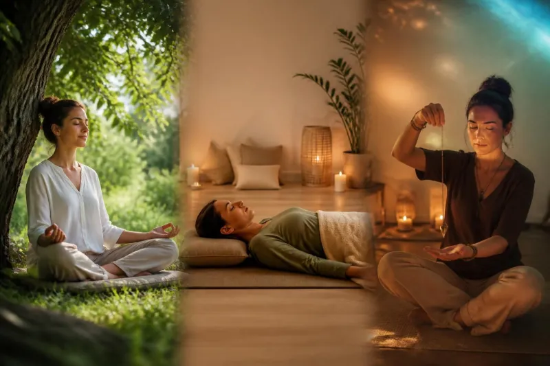 Quelle méditation choisir quand on débute : pleine conscience, relaxation ou auto-hypnose ?